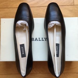 Bally Napa leather ballet flats made in Italy